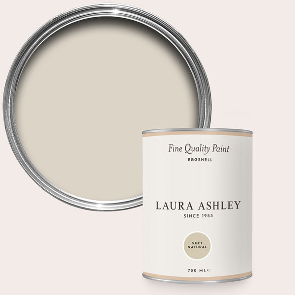 Laura Ashley Soft Natural Eggshell Paint 750ml