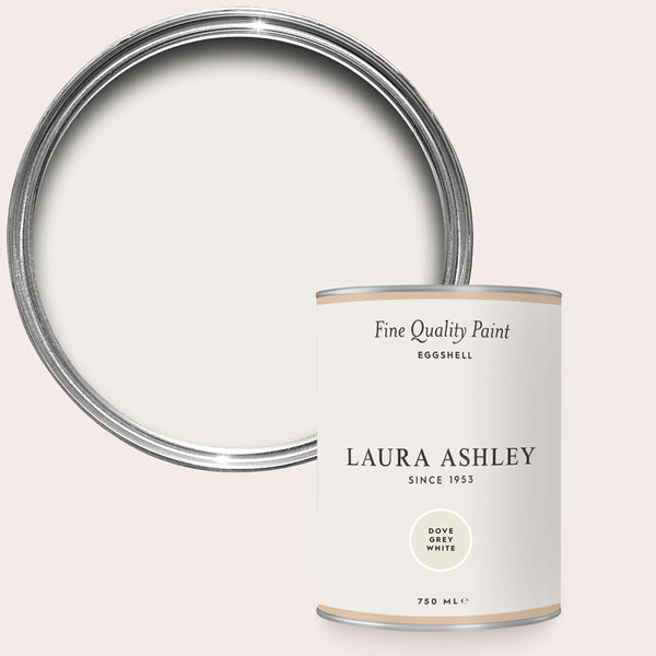 Laura Ashley Dove Grey White Eggshell Paint 750ml