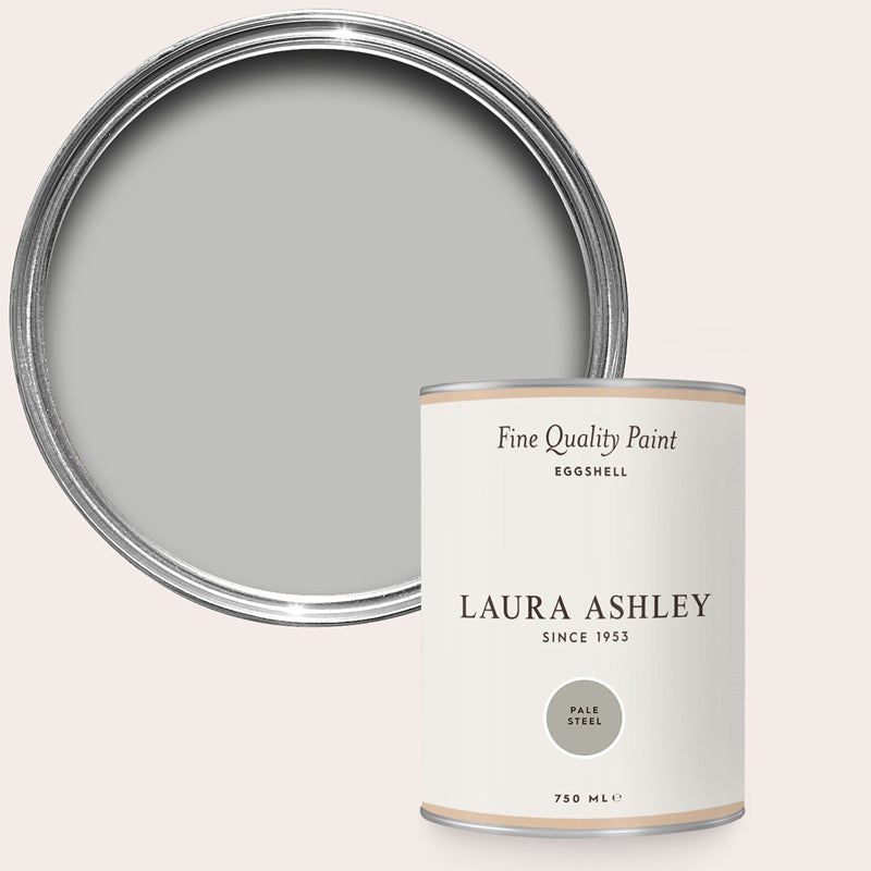 Laura Ashley Pale Steel Eggshell Paint 750ml