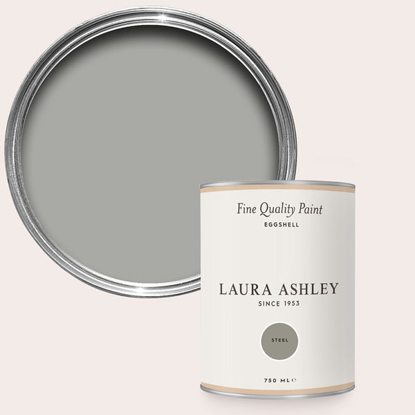 Laura Ashley Steel Eggshell Paint 750ml