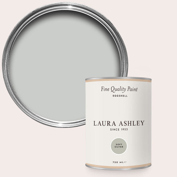 Laura Ashley Soft Silver Eggshell Paint 750ml