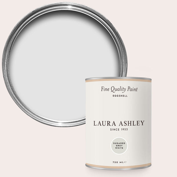 Laura Ashley Sugared Grey White Eggshell Paint 750ml