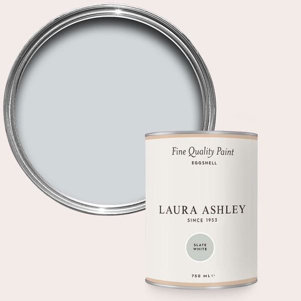 Laura Ashley Slate White Eggshell Paint 750ml
