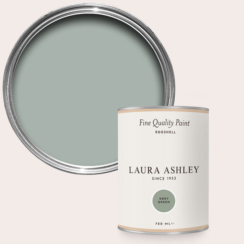 Laura Ashley Grey Green Eggshell Paint 750ml
