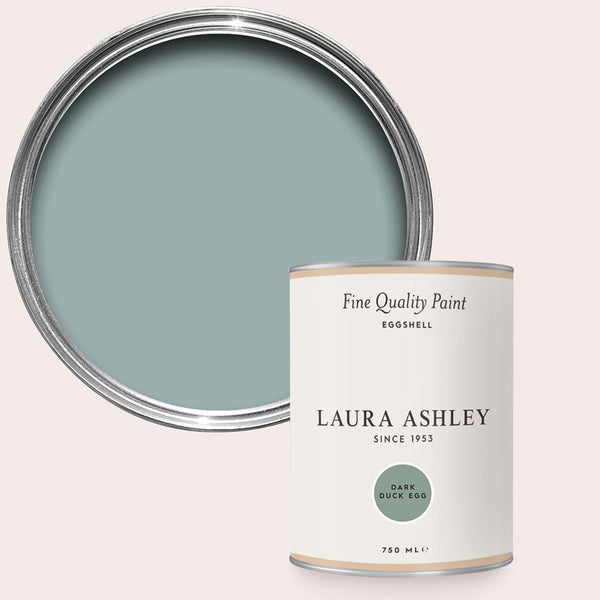 Laura Ashley Dark Duck Egg Eggshell Paint 750ml