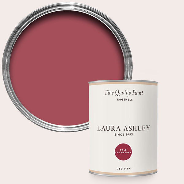 Laura Ashley Pale Cranberry Eggshell Paint 750ml