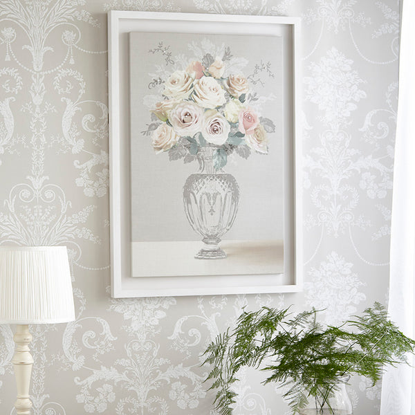 Laura Ashley Rose Bouquet Vase Wallart