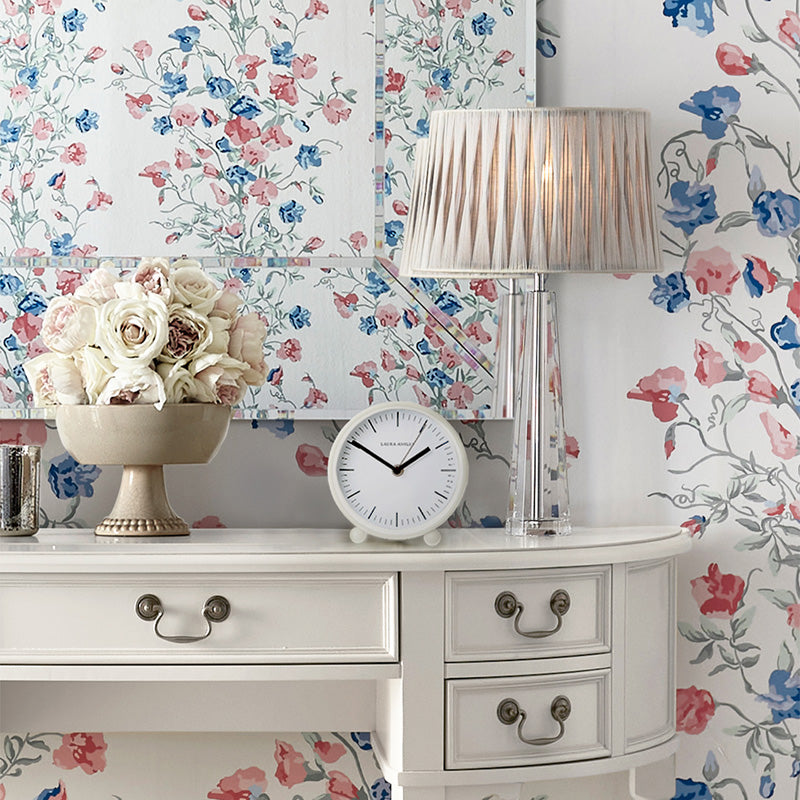 Laura Ashley Twyford Small Bedside Clock – Curtain Poles Emporium