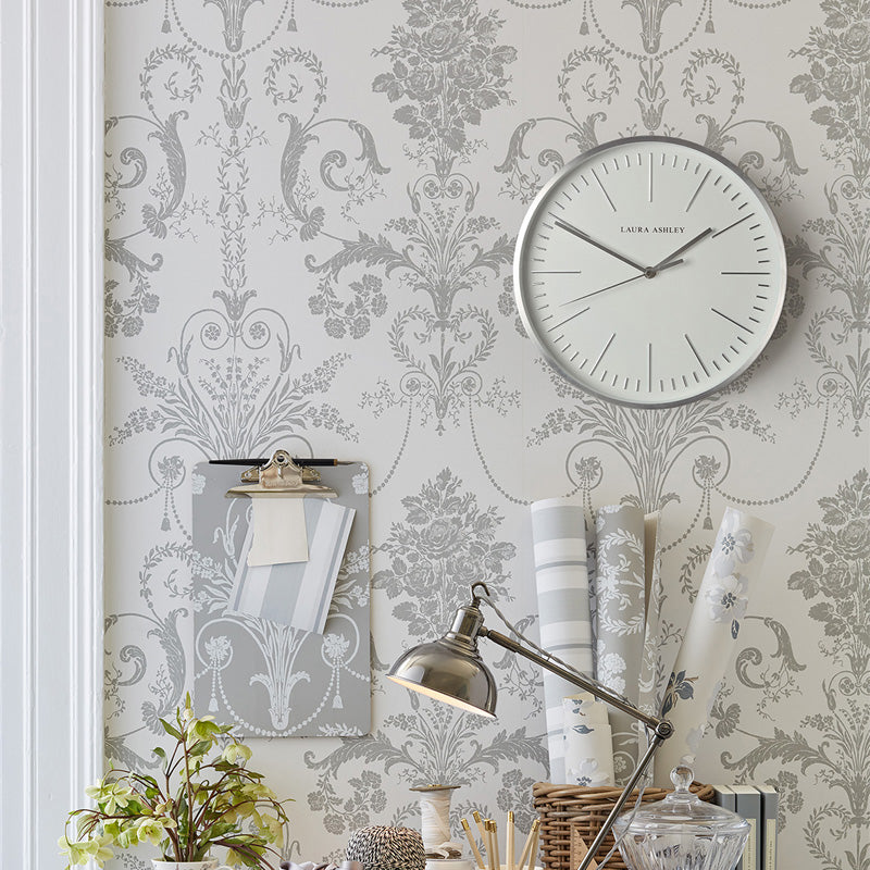 Laura Ashley Glenn Contemporary Metal Clock