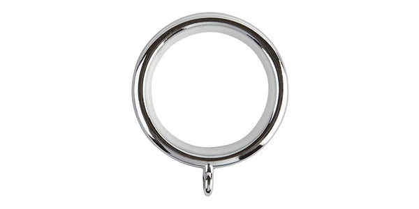Hallis Neo Original Chrome 19mm Curtain Pole Rings - Curtain Poles Emporium