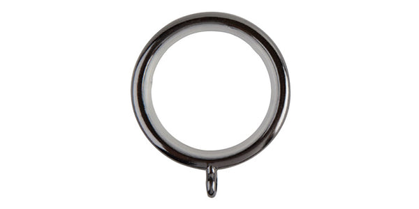 Hallis Neo Original Black Nickel 19mm Curtain Pole Rings - Curtain Poles Emporium