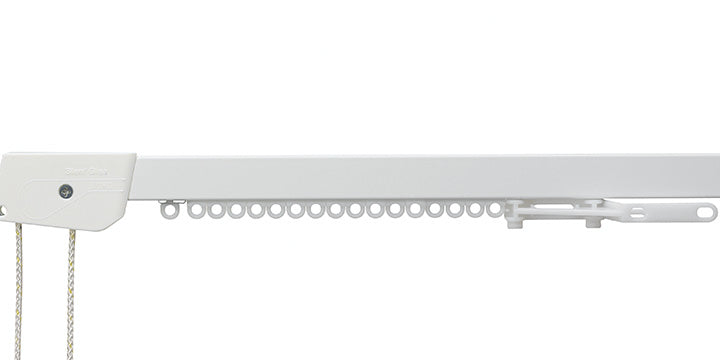 Silent Gliss 3000 White Corded Curtain Track