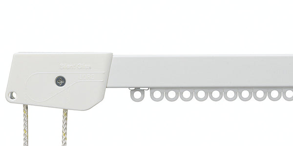 Silent Gliss 3000 White Corded Curtain Track