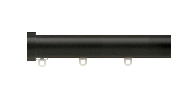 Silent Gliss Metropole 30mm Black hand drawn track with End Caps