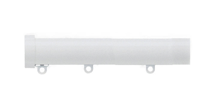 Silent Gliss Metropole 30mm White hand drawn track with End Caps