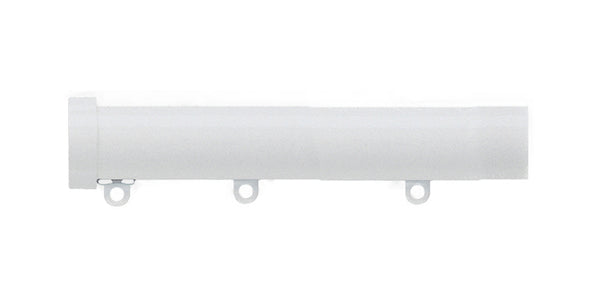 Silent Gliss Metropole 30mm White hand drawn track with End Caps