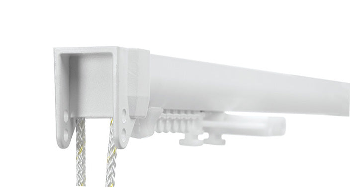 Silent Gliss 3840R Matt White Cord Operated Curtain Track