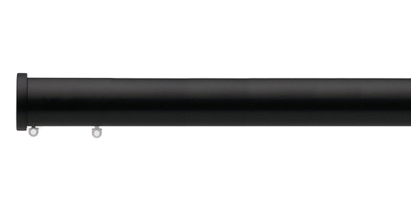 Silent Gliss Metropole 50mm Black Hand Drawn Stud End