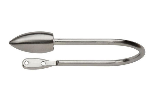 Hallis Hudson Neo Stainless Steel Bullet Finial Curtain Pole Holdback - Curtain Poles Emporium