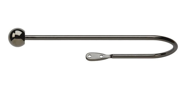 Hallis Hudson Neo Ball Finial Large Black Nickel Curtain Pole Holdback - Curtain Poles Emporium