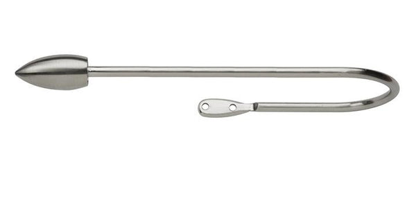 Hallis Hudson Neo Bullet Finial Large Stainless Steel Curtain Pole Holdback - Curtain Poles Emporium