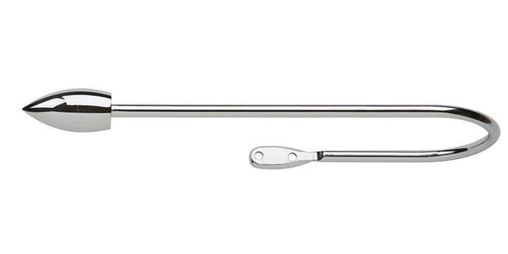 Hallis Hudson Neo Bullet Finial Large Chrome Curtain Pole Holdback - Curtain Poles Emporium