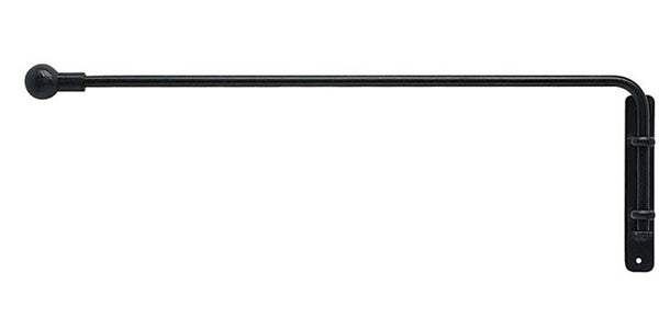 Hallis Hudson Artisan Black Wrought Iron Portiere Rod Cannon Finial - Curtain Poles Emporium