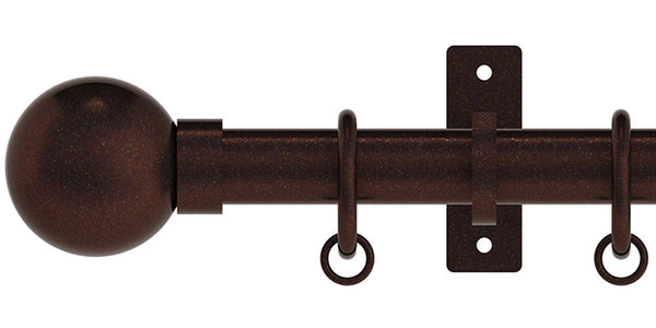 Hallis Hudson	Arc 25mm Complete  Curtain Pole Ball Finial