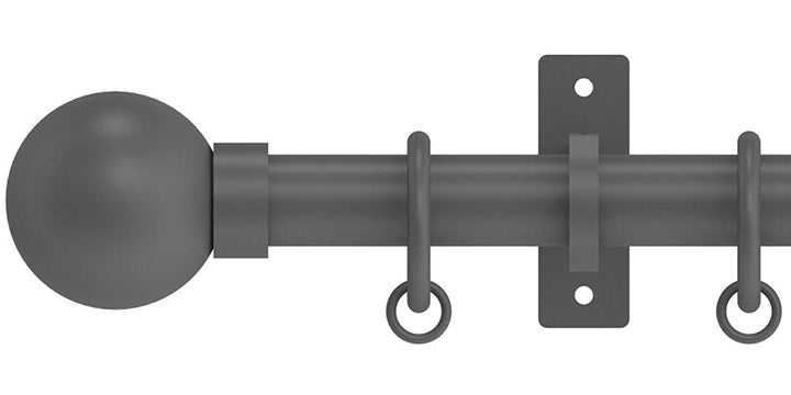 Hallis Hudson	Arc 25mm Complete  Curtain Pole Ball Finial