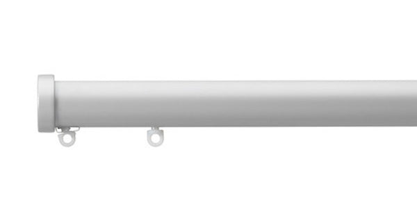 Silent Gliss Metropole 30mm Anodic Grey hand drawn track End Caps