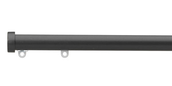 Silent Gliss Metropole 23mm Charcoal Stud End Finial