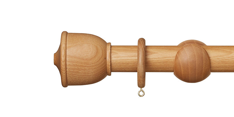 Hallis Hudson Eden 35mm Natural Curtain Pole Urn Finial