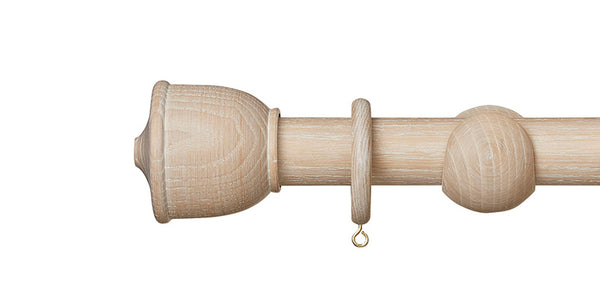 Hallis Hudson Eden 35mm Oatmeal Curtain Pole Urn Finial