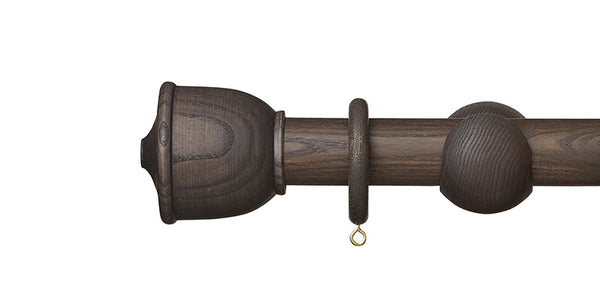 Hallis Hudson Eden 35mm Umber Curtain Pole Urn Finial