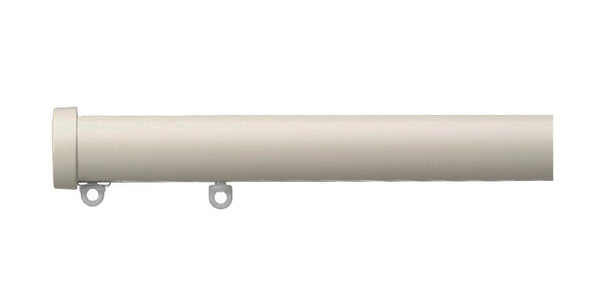Silent Gliss Metropole 30mm Ecru hand drawn track with End Caps