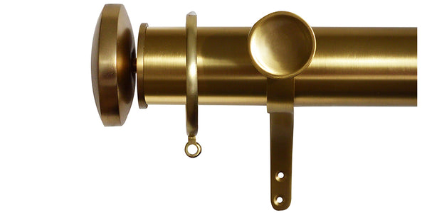 Jones Interiors Esquire 50mm Metal Curtain Pole Disc Finial Standard Bracket