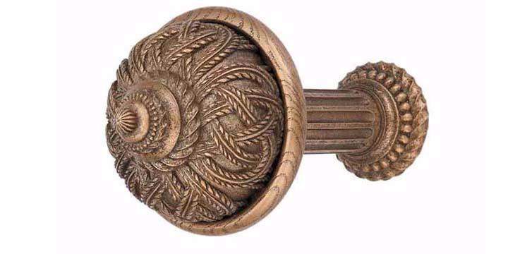 Jones Grande Antique Gold Rope Holdback - Curtain Poles Emporium