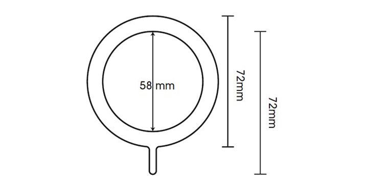 Galleria Metals 50mm Brushed Silver Curtain Pole Orb Finial