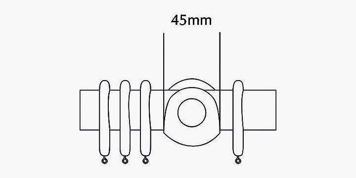 Jones Hardwick 40mm Antique Gold Curtain Pole Woven Finial - Curtain Poles Emporium