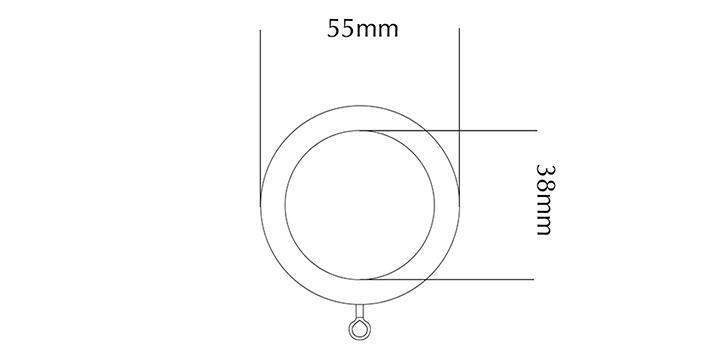 Jones Cathedral 30mm Putty Curtain Pole Wells finial - Curtain Poles Emporium