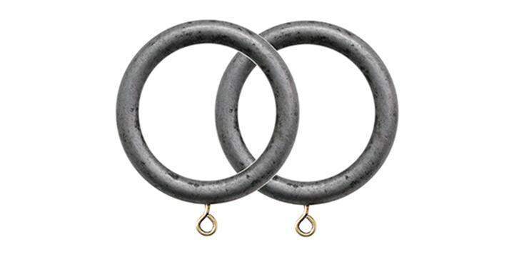 Jones Grande 63mm Pewter Curtain Pole Rope Finial - Curtain Poles Emporium