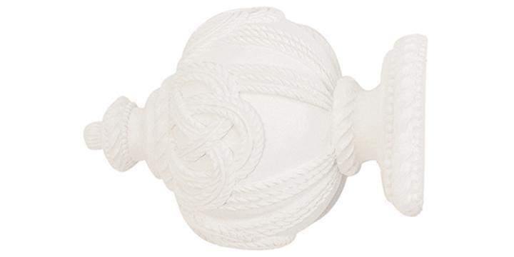 Jones Florentine 50mm Cotton Curtain Pole Rope Finial - Curtain Poles Emporium