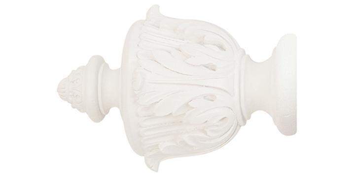 Jones Florentine 50mm Cotton Curtain Pole Acanthus Finial - Curtain Poles Emporium