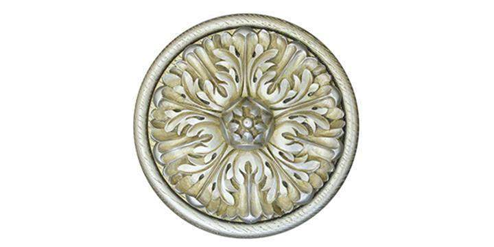 Jones Florentine Champagne Silver Acanthus Holdback - Curtain Poles Emporium