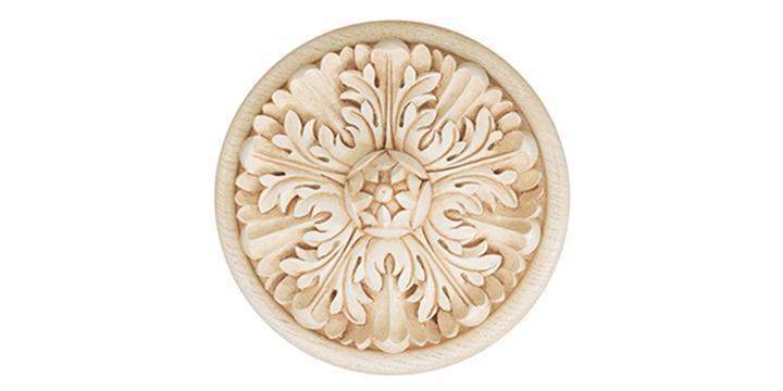 Jones Grande Ivory Acanthus Holdback - Curtain Poles Emporium