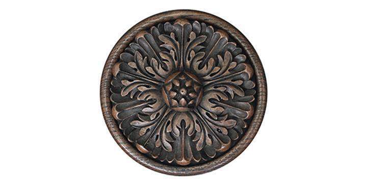 Jones Grande Oak Acanthus Holdback - Curtain Poles Emporium