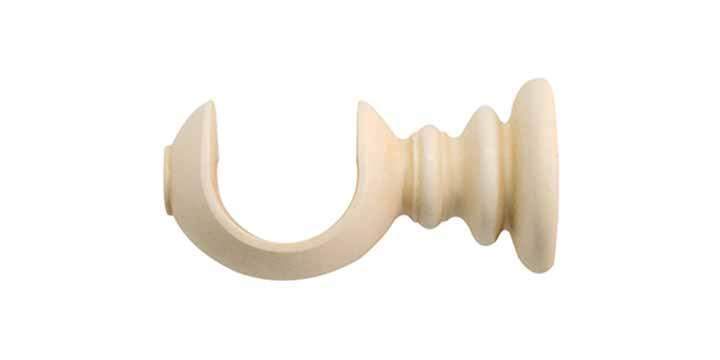 Jones Grande 63mm Ivory Curtain Pole Ball Finial - Curtain Poles Emporium
