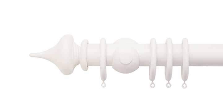 Jones Hardwick 40mm Cotton Curtain Pole Minaret Finial - Curtain Poles Emporium