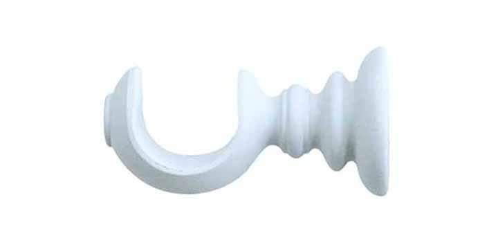 Jones Seychelles 40mm Mist Curtain Pole Woven Rope Finial - Curtain Poles Emporium
