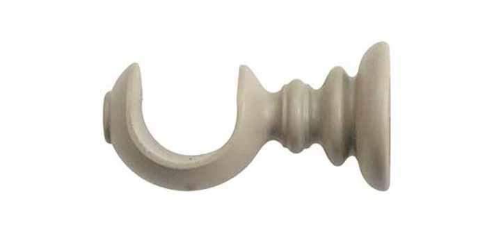 Jones Seychelles 40mm Truffle Curtain Pole Fluted Urn Finial - Curtain Poles Emporium